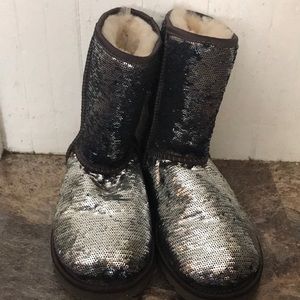 Sequined Ugg Boots